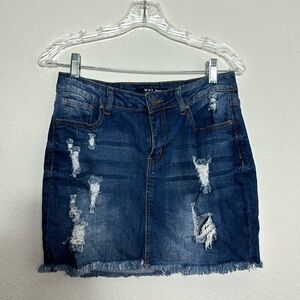 Wax Jean Denim Skirt Size Medium